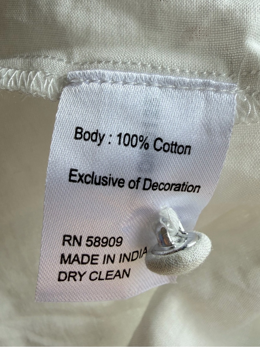 🆕🤍Antonio Melani White Eyelet Lace Dress Size 6 Boho Cottagecore Front Mini - Picture 17 of 17